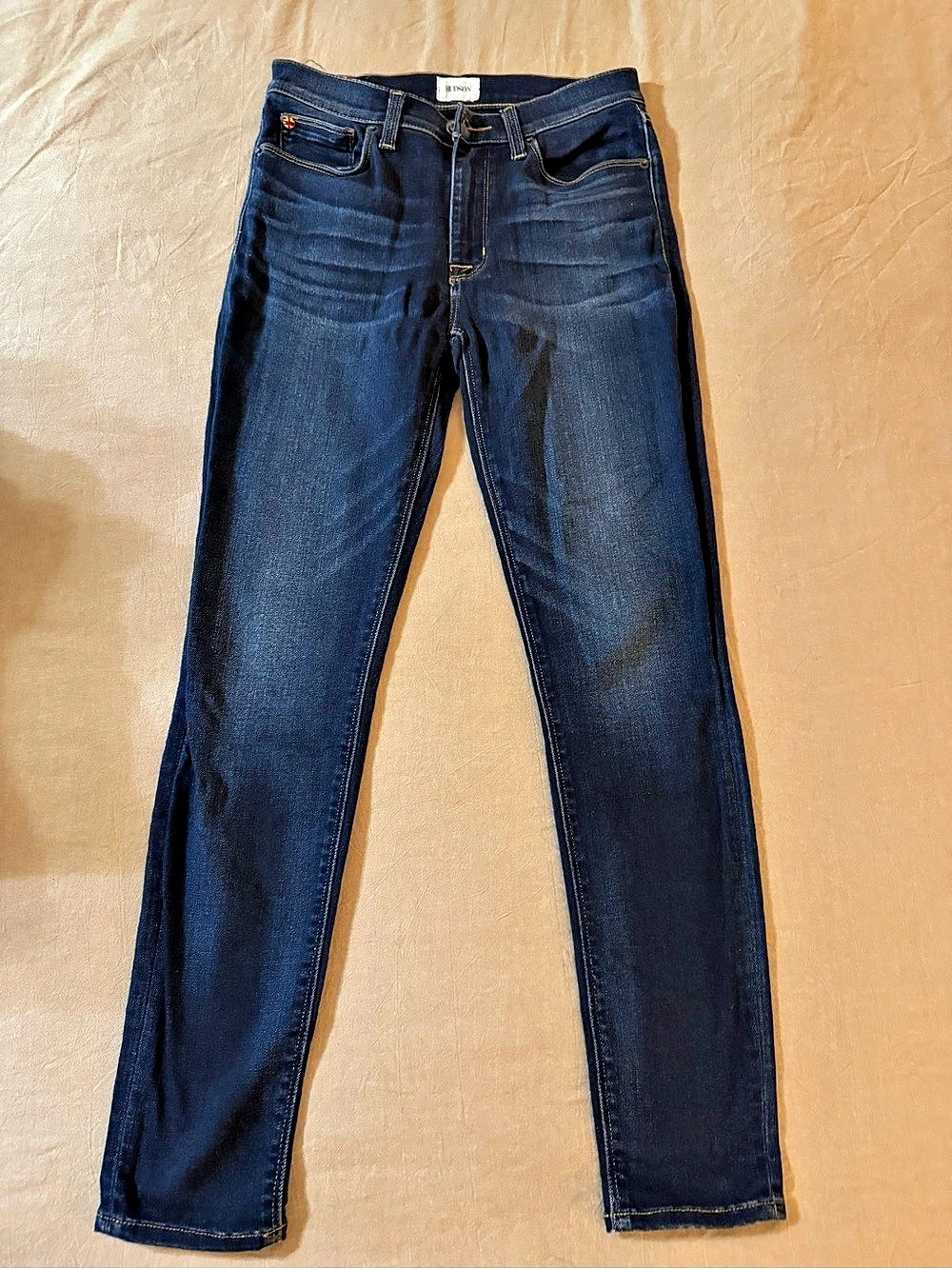 Hudson Skinny Jeans in Blue Waist 27